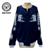 HOUSTON VELVETEEN SOUVENIR JACKET(ALASKA)/NAVY #L