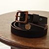 GYPSY&SONS SKINNY BELT BLACK&D.BROWN