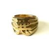mollive HeavyOZ BAD LUCK AKU RING BRASS GOLD