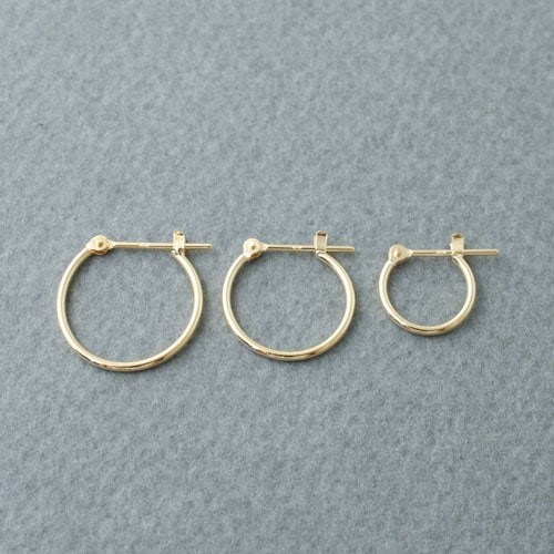 K18 GOLD CLOSING PIERCE 10mm 13mm 15mm