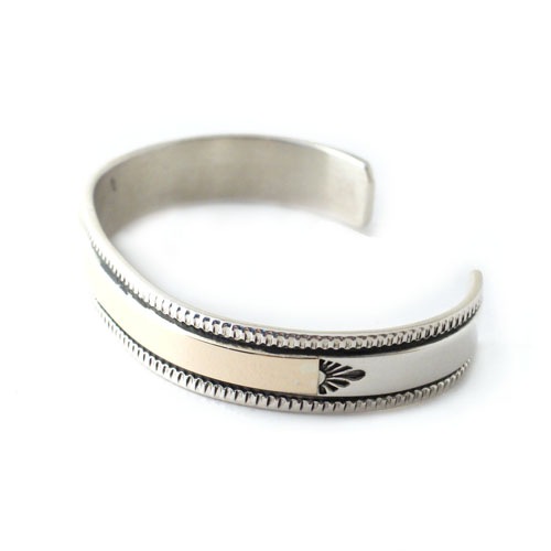 BRUCE MORGAN CHISEL BRACELET SV&K14��