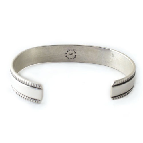 BRUCE MORGAN CHISEL BRACELET SV&K14��