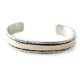 BRUCE MORGAN CHISEL BRACELET SV&K14��