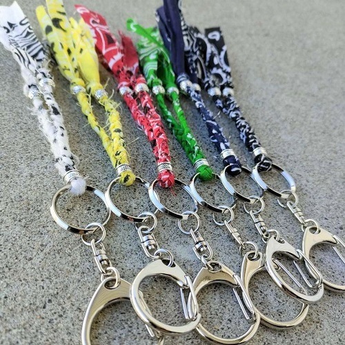 ATEASE BANDANA KEY-HOLDER MESH