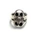 COMEDY AND TRAGEDY DOUBLE SKULL RING