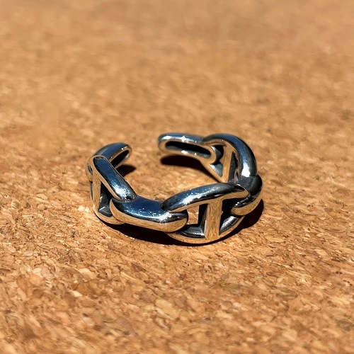 H MARINA CHAIN RING SV 河合大樹さん着用アイテム。 の販売【CHARCOAL*GREEN】公式オンラインストア