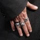 JIMSKULL RING JOHNNY DEPP OLD STYLE/��ӡ�