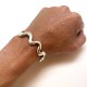 Snake Bangle Silver Plating
