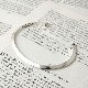 TRIANGLE SILVER BANGLE