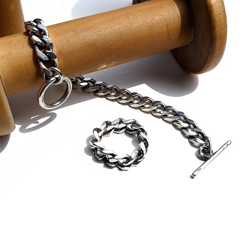 ���Ρ��ޥ���湯�󤵤����ѥ�ǥ롡LARGE CHAIN�� BRACELET