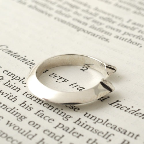 TRIANGLE SILVER RING