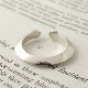 TRIANGLE SILVER RING