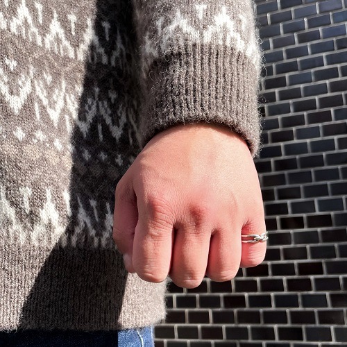 ���Ρ��ޥ���湯�󤵤����ѥ�ǥ롦UNIT RING SILVER925