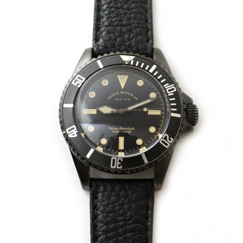 Vague Black Submariner Watch | Uncrate Supply