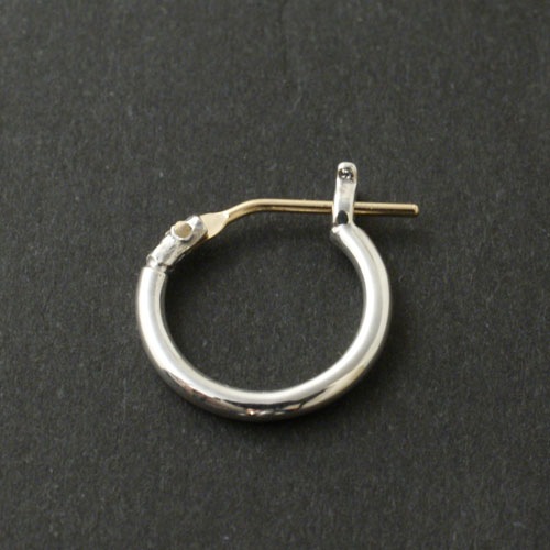 VFP-115 SILVER FOOP PIERCE S K18 GOLD POST