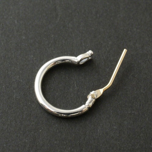VFP-115 SILVER FOOP PIERCE S K18 GOLD POST