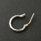 VFP-115 SILVER FOOP PIERCE S K18 GOLD POST