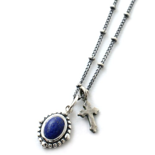 �ǲ��LOVE SONG�˥��Ρ��ޥ���湯�󤵤����ѥ�ǥ� RAPIS & CROSS NECKLACE