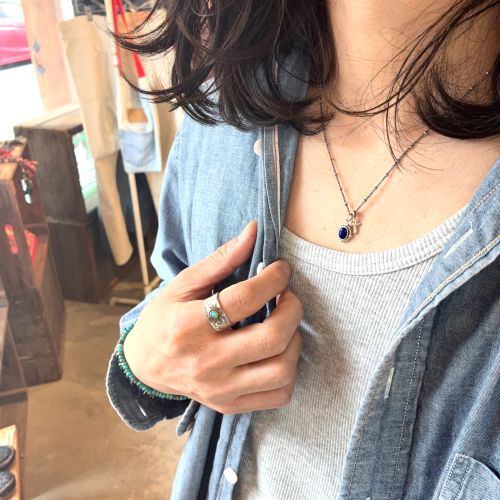 �ǲ��LOVE SONG�˥��Ρ��ޥ���湯�󤵤����ѥ�ǥ� RAPIS & CROSS NECKLACE