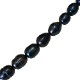 SILVER CHAIN BRACELET BLACK PEARL