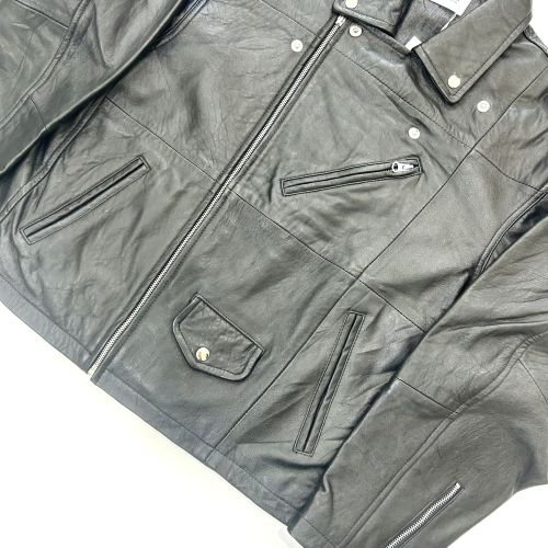 yoused��LEATHER URBAN RIDER'S JACKET/BLACK(2)
