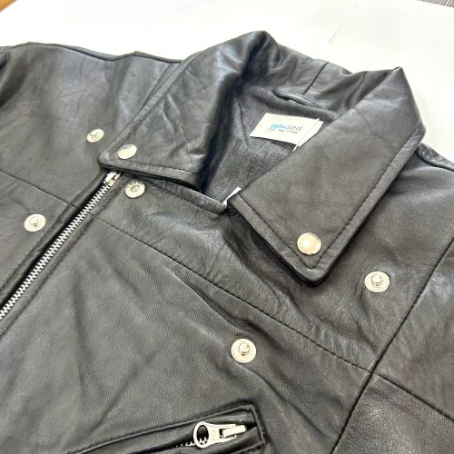 yoused��LEATHER URBAN RIDER'S JACKET/BLACK(2)
