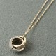 SILVER & 10K RING NECKLACE