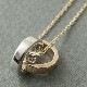 SILVER & 10K RING NECKLACE