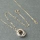 SILVER & 10K RING NECKLACE