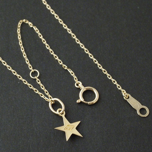 Small Star Charm - K18Yellow Gold+K18-2ʳ㥹ȥ(0.33)50cm