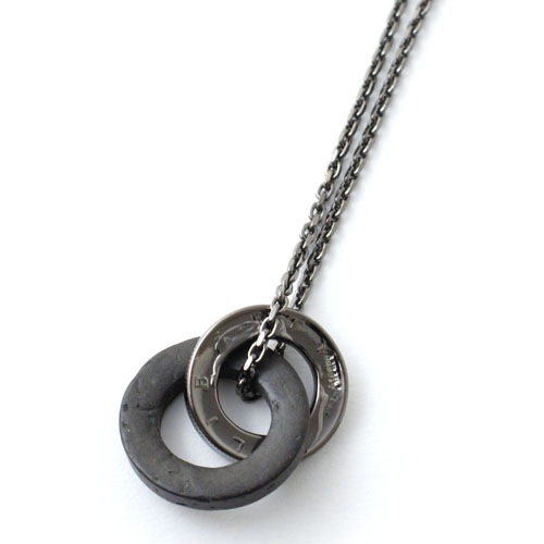 METAL & WOOD NECKLACE