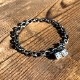 GAMBLER W DICE CHAIN BRACELET SV925