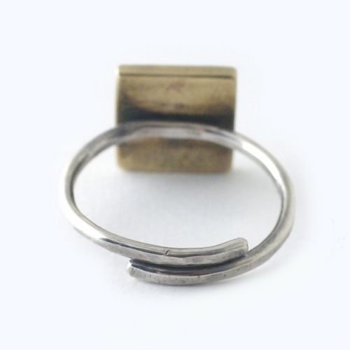 PALM TREE RING SMALL  BRASS��#9��#11��