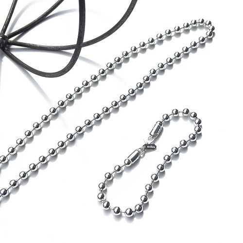 �ʤˤ��˻ҡ�����ή���������ѥ�ǥ� BALL CHAIN NECKLACE XL