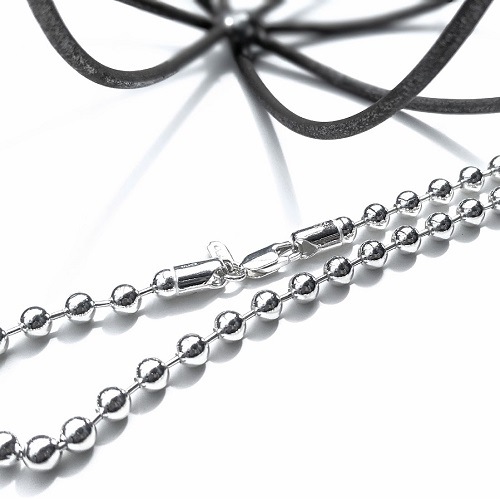 �ʤˤ��˻ҡ�����ή���������ѥ�ǥ� BALL CHAIN NECKLACE XL