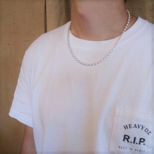 �ʤˤ��˻ҡ�����ή���������ѥ�ǥ� BALL CHAIN NECKLACE XL