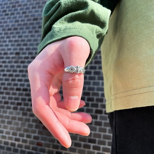 GAMBLER DICE RING SV925