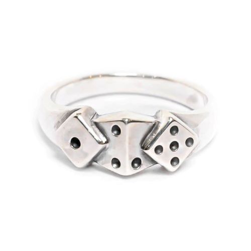 GAMBLER DICE RING SV925