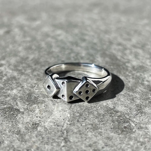 GAMBLER DICE RING SV925