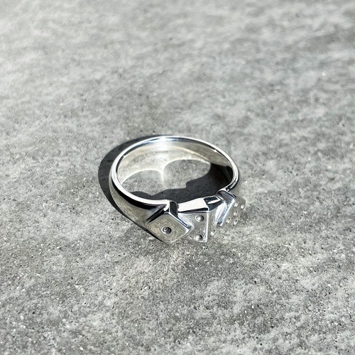 GAMBLER DICE RING SV925