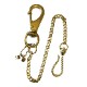 DICE WALLET CHAIN BRASS