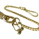 DICE WALLET CHAIN BRASS