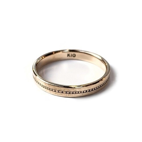 MILGRAIN GOLD RING