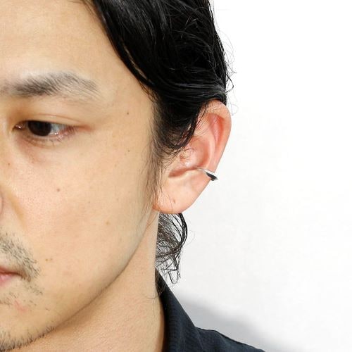 Moon Ear Cuff - Silver