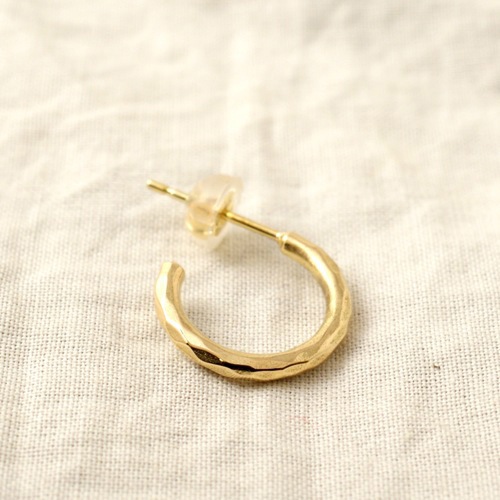 18K GOLD SIMPLE PIERCE / L