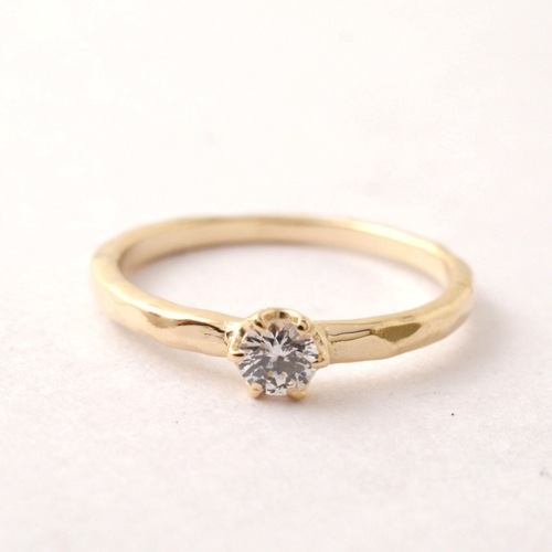 TATAKI ENGAGEMENT RING-18KYG