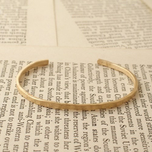 CUT COIN BRACELET / G