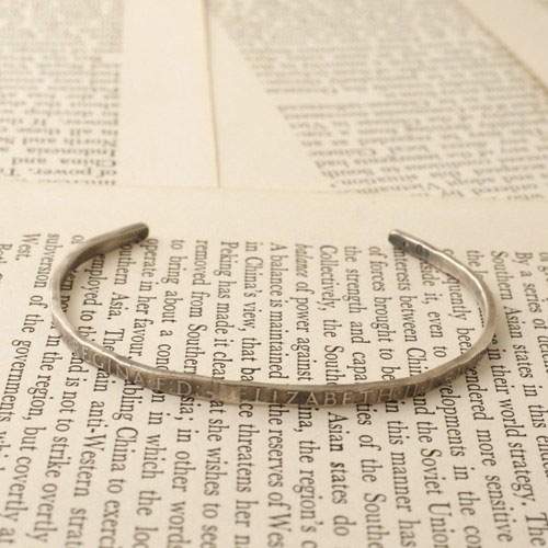 CUT COIN BRACELET / SV����ƣ�򤵤�����