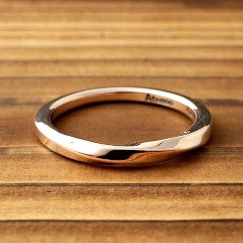 K10 GOLD TWIST RING / S
