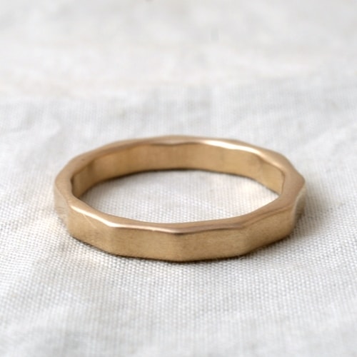 WAVE 10K SLENDER RING